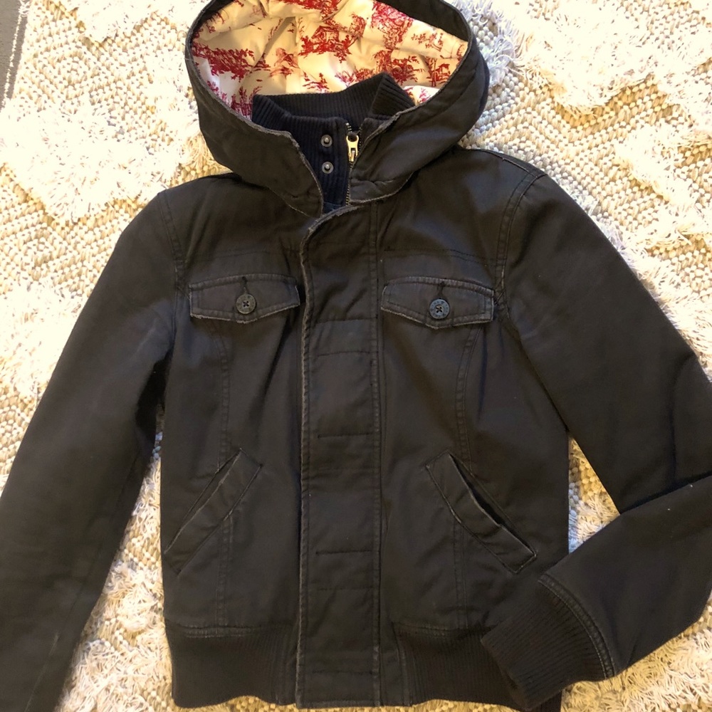 TNA - Aritzia Black Bomber Jacket